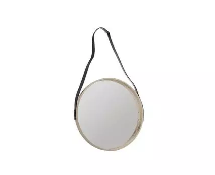 Зеркало (золотистый, бежевый)