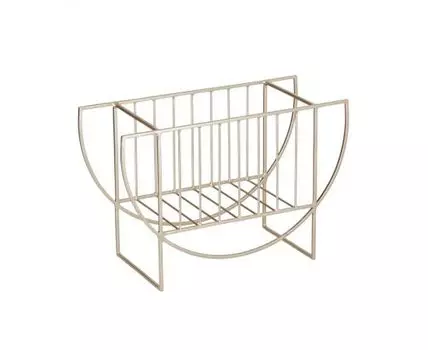 Журнальная стойка Aubrey серебристая