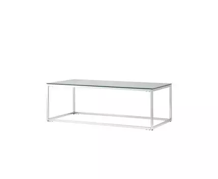 Журнальный стол 120*60 ТАУН серебро