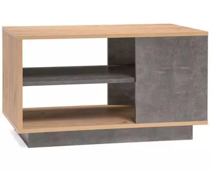 Журнальный стол Арчи 12.01 78х50х46 дуб золотой craft / камень темный U3705