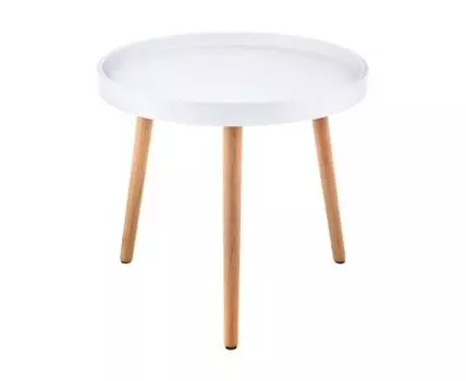 Журнальный стол Hof 50х45 white / wood