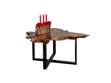 Журнальный стол из спила