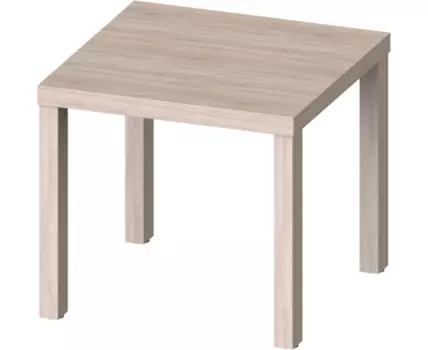 Журнальный стол Энкель 50, тамбурат, цвет дуб беленый