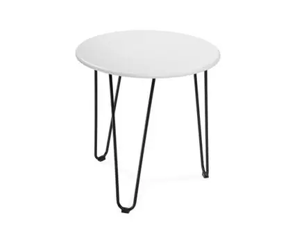 Журнальный стол Шани 60х62 кварц бежевый