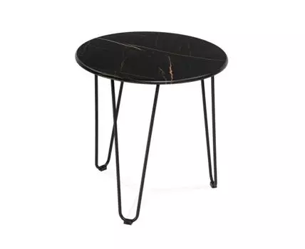 Журнальный стол Шани 60х62 кварц черный