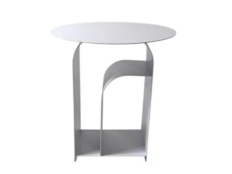 Журнальный столик Arwel металл белый