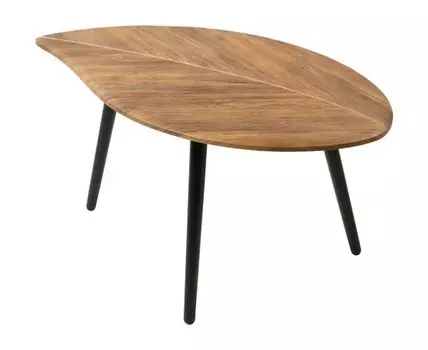 Журнальный столик Берли (Низкие, 50, Дизайнерские, Коричневое дерево, 90)