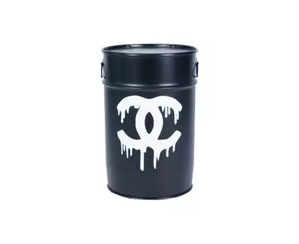 Журнальный столик-бочка (Черный, 38)