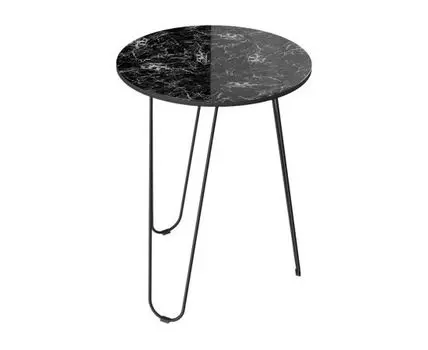 Журнальный столик Ден (Высокие, 48, Дизайнерские, Черный, 48)