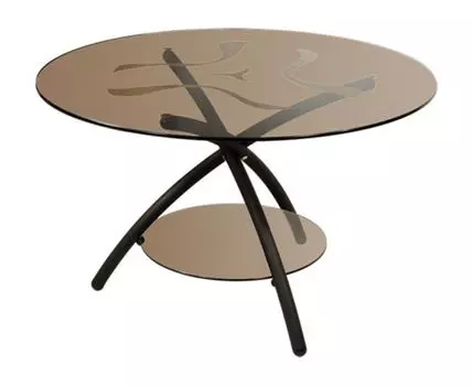 Журнальный столик Дуэт-3 (Низкие, 85, Чайные, Черный, 85)