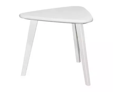 Журнальный столик Ретро (Низкие, 55, Дизайнерские, Белый, 55)