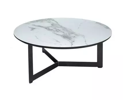 Журнальный столик Роб D-700 белый мрамор (натуральный, 30)