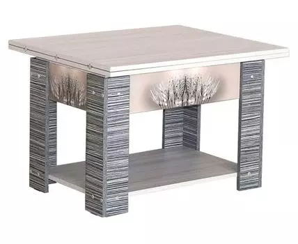 Журнальный столик Шерман (Высокие, 65, Дизайнерские, Светлое дерево, 79)