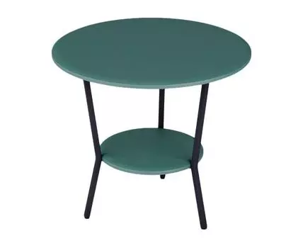 Журнальный столик Шот (Низкие, 55, Чайные, Зеленый, 55)