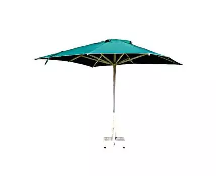 Зонт MISTRAL 300 квадратный с базой-основанием в комплекте (темно-зеленый, 300)