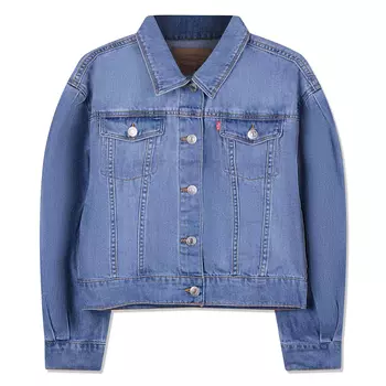 Детская джинсовая куртка Oversized Pleat Truckr