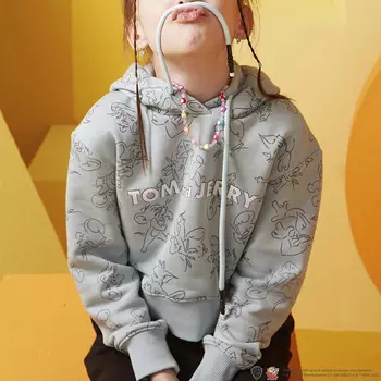 Детская короткая худи Street Beat Hoodie & Tom and Jerry