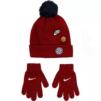 Детский набор: шапка и перчатки Nike Nan Patch Play Beanie Glove Set