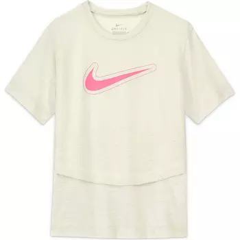 Dri-FIT Trophy Older Kids' (Girls') Short-Sleeve Training Top