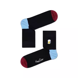 Embroidery Beer Half Crew Sock