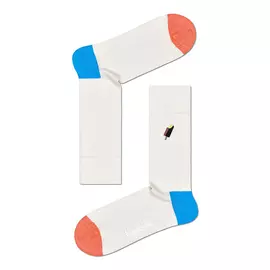 Embroidery Ice Cream Sock