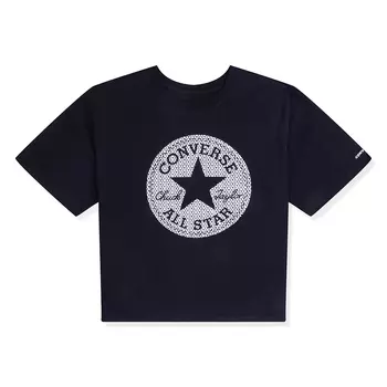 Faux Sequin Chuck Boxy Tee