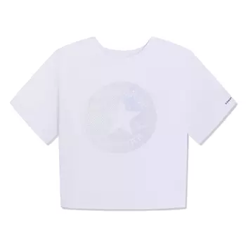 Faux Sequin Chuck Boxy Tee