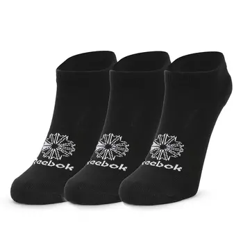 Foundation Unisex No Show Socks 3-Pack