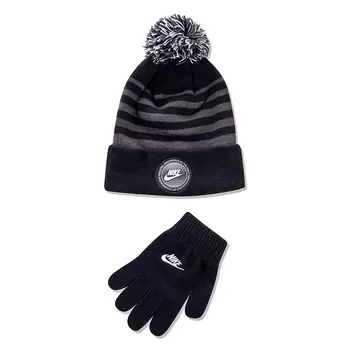 Futura Stripe Beanie &amp; Gloves