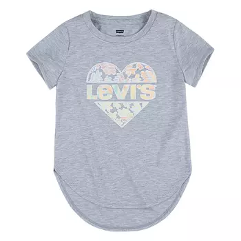 High-Low Graphic Tee Shirt