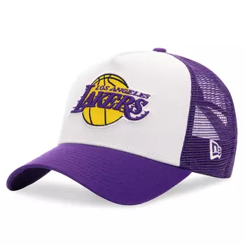 Кепка LA Lakers Team Colour Purple A-Frame Trucker Cap