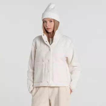 Куртка W CRAGMONT FLEECE JKT WHITE DUNE