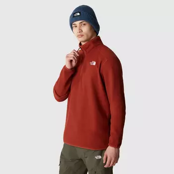 Мужская флисовая кофта 100 Glacier 1/4 Zip