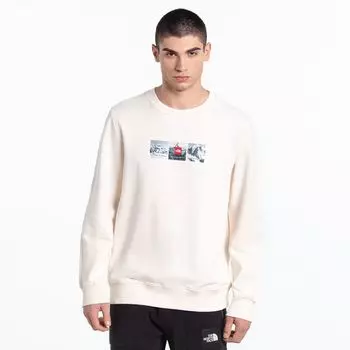 Мужской свитшот Expedition System Crew White Dune