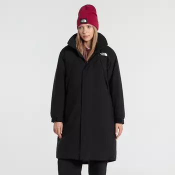 Пальто W PADDED LONG PARKA TNF BLACK