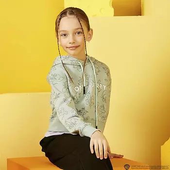 Подростковая короткая худи Street Beat Hoodie & Tom and Jerry