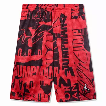 Printed Mesh Shorts
