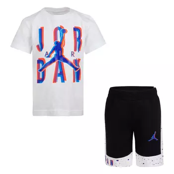 Space Glitch Tee Short Set