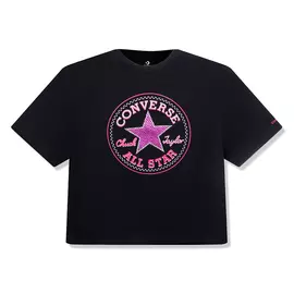 Star Faux Sequin Boxy Tee