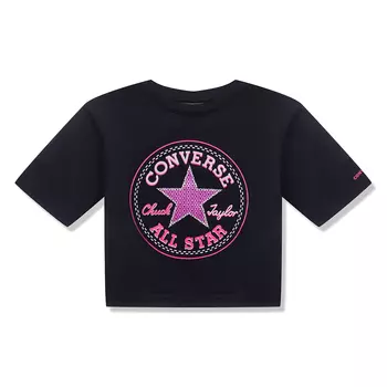Star Faux Sequin Boxy Tee