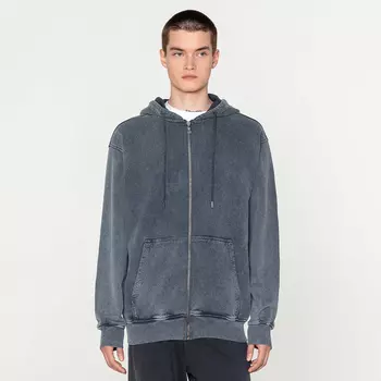 Мужская толстовка Washed French Terry Full Zip Hoodie