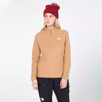 Женская флисовая кофта 100 Glacier 1/4 Zip Almond Butter