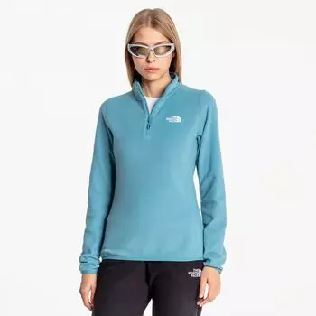 Женская флисовая кофта W 100 Glacier 1/4 ZIP Algae Blue