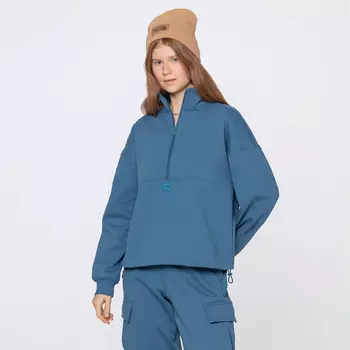 Женская толстовка Street Beat Half Zip Crew Fleece