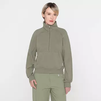 Женская толстовка STREETBEAT Half Zip Reglan Crew French Terry