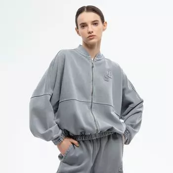 Женская толстовка Washed French Terry Full Zip Hoodie