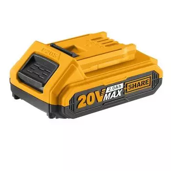 Аккумулятор INGCO FBLI2001, 20В, Li-Ion, 2Ah, индикатор заряда