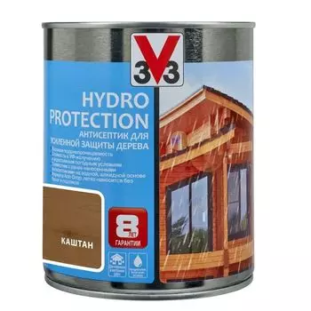Антисептик для дерева Hydro Protection Каштан 0,9л