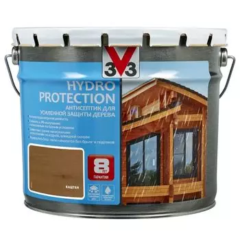Антисептик для дерева Hydro Protection Каштан, 9л