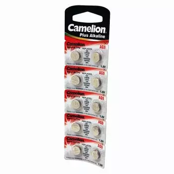Батарейки G09 (LR45) для часов CAMELION